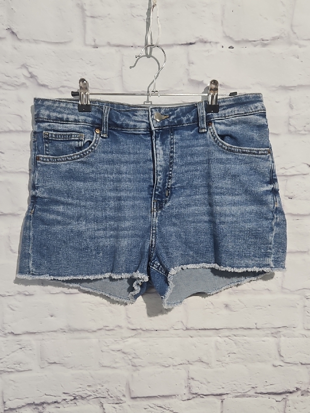 H&M Light Blue Denim Cutoff Shorts